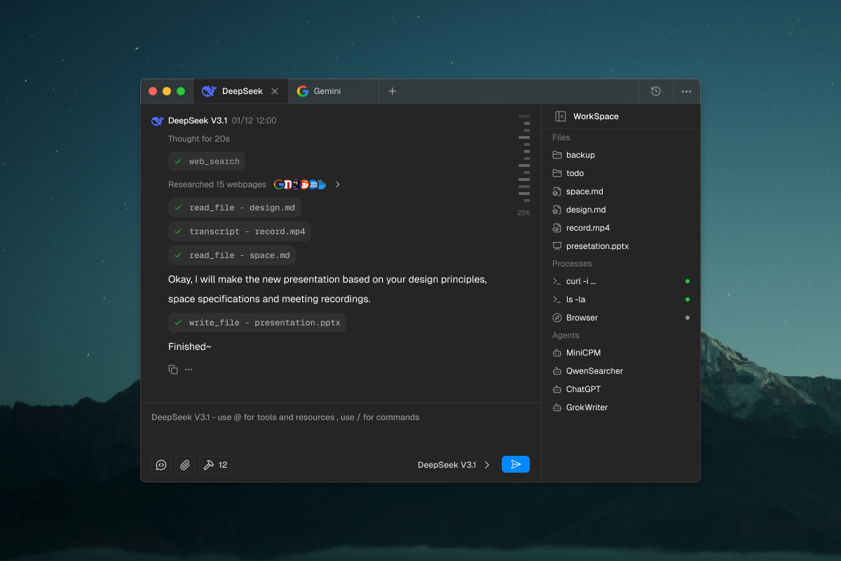 dark theme